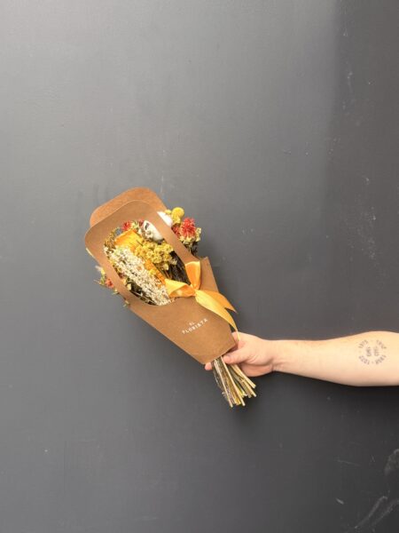 Carterita de flores secas Cálido xs