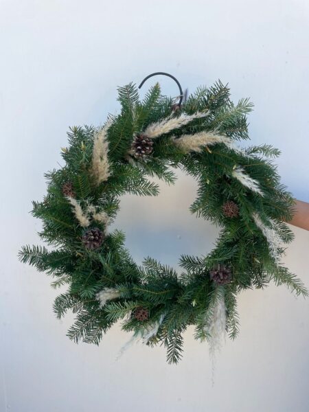 CORONA NAVIDAD PAMPA M