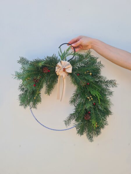 CORONA NAVIDAD BASICA M