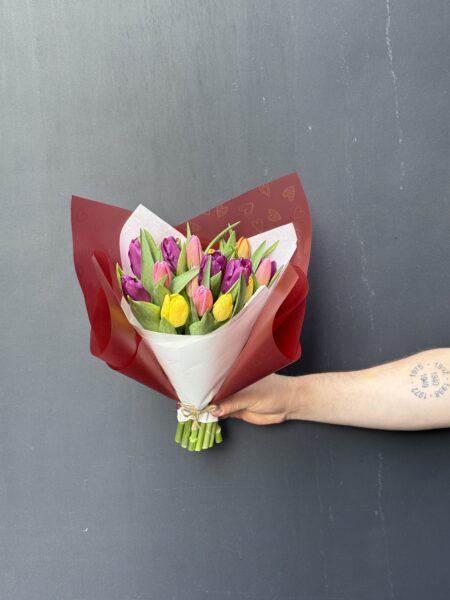 Ramo especial de tulipanes 20 Varas.