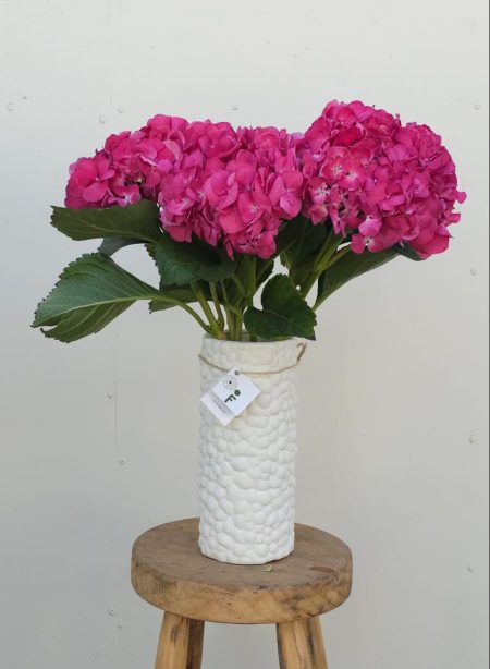 Arreglo con hortensias